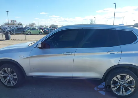 2012 BMW X3 xDrive35I from USA, damaged, VIN 5UXWX7C53CL975132